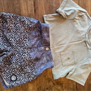 Volcom boys swim trunks and shirt